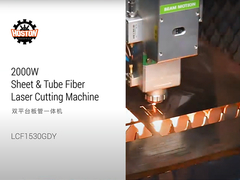 Macchina di taglio laser da 2000 W con tavola-foglio di scambio e macchina di taglio laser per tubi